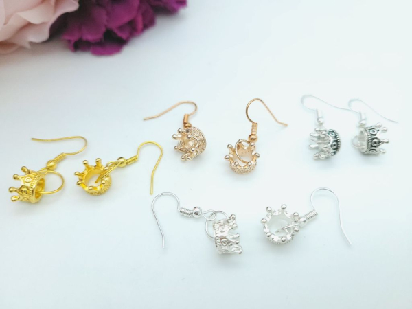 Krönchen Ohrringe Prinzessin